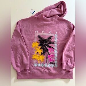 NWT Roxy Oversized Mauve Orchid hoodie, girl’s size XL 16, cozy and beachy